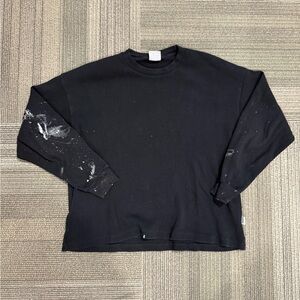 Pro Club Paint Splattered Thermal Longsleeve